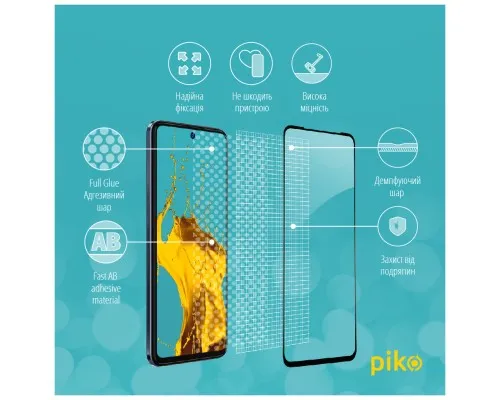 Стекло защитное Piko Full Glue Tecno Camon 18 Premier (1283126529214)