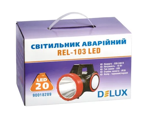 Фонарь Delux REL-103 20 LED 10W (90018289)