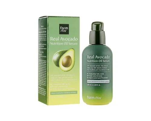 Сыворотка для лица FarmStay Real Avocado Nutrition Oil Serum 100 мл (8809469776899)