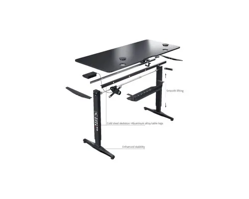 Компютерний стіл 1stPlayer Moto-E 1660 Black