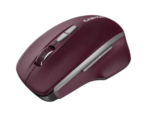 Мышка Canyon MW-21 Wireless Blue LED Burgundy (CNS-CMSW21BR)