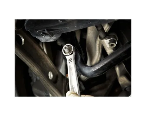 Ключ Milwaukee MAX BITE рожково-накидний з тріскачкою, 15шт, 8-22мм (4932464994)