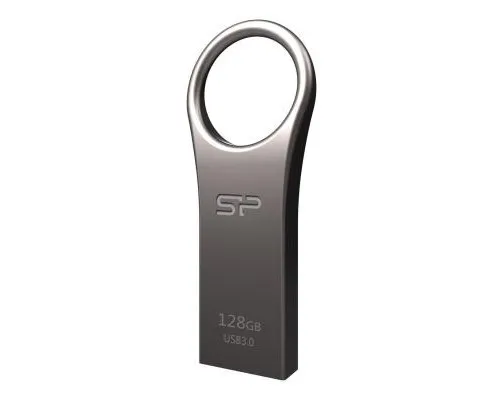 USB флеш накопитель Silicon Power 128GB Jewel J80 Titanium USB 3.0 (SP128GBUF3J80V1T)