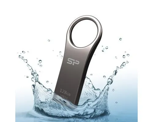 USB флеш накопитель Silicon Power 128GB Jewel J80 Titanium USB 3.0 (SP128GBUF3J80V1T)