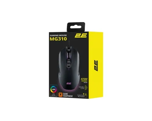 Мишка 2E MG310 LED USB Black (2E-MG310UB)