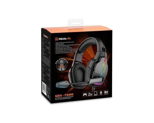 Навушники REAL-EL GDX-7680 Black