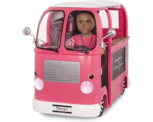 Ігровий набір Our Generation транспорт для ляльок Продуктовий фургон рожевий (BD37969Z)
