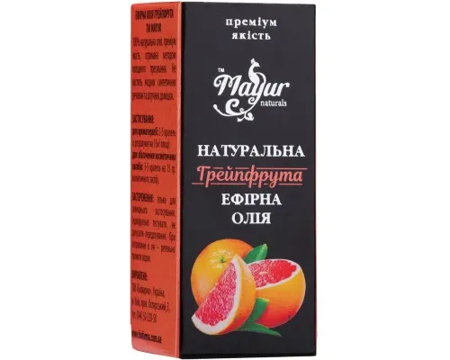 Ефірна олія Mayur Грейпфрута 5 мл (4820189561460)