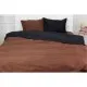 Постільна білизна MirSon King Size Сатин Premium 0211+0055 Dark Chocolate 220х240 (2200001169616)
