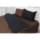 Постільна білизна MirSon King Size Сатин Premium 0211+0055 Dark Chocolate 220х240 (2200001169616)