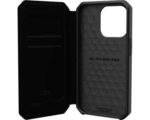 Чехол для мобильного телефона UAG Apple iPhone 14 Pro Metropolis, Kevlar Black (114046113940)