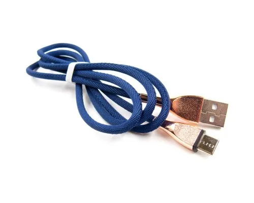 Дата кабель USB 2.0 AM to Type-C 1.0m blue Dengos (NTK-TC-SET-DBLUE)