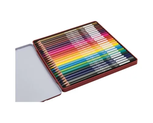 Карандаши цветные Cool For School Premium, трехгранные, 24 цвета (CF15179)
