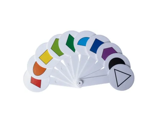 Навчальний набір ZiBi Kids line Набір кольорів та геометричних фігур (віяло) (ZB.4904)