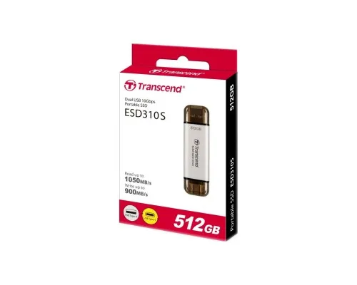 Накопичувач SSD USB 3.2 512TB ESD310 Transcend (TS512GESD310S)