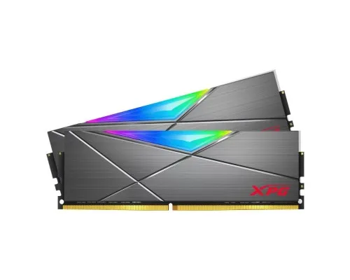 Модуль памяти для компьютера DDR4 16GB (2x8GB) 4133 MHz XPG SpectrixD50 RGB Tungsten Gray ADATA (AX4U41338G19J-DGM50X)
