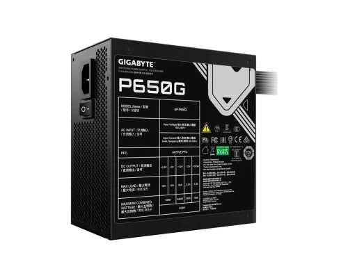 Блок живлення GIGABYTE 650W (GP-P650G)