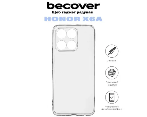 Чохол до мобільного телефона BeCover Honor X6a Transparancy (710877)