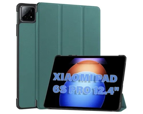 Чохол до планшета BeCover Smart Case Xiaomi Pad 6S Pro 12.4" Dark Green (711085)