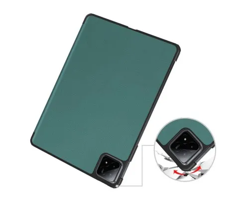 Чохол до планшета BeCover Smart Case Xiaomi Pad 6S Pro 12.4" Dark Green (711085)