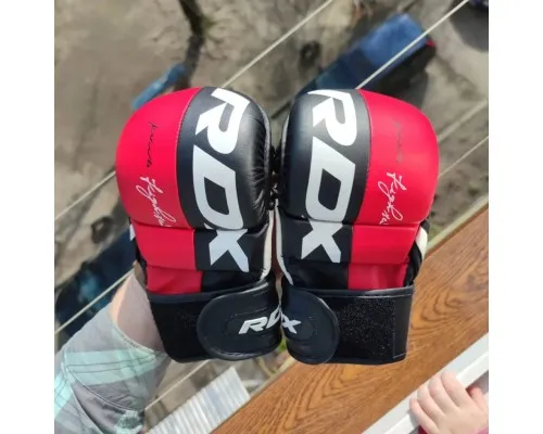 Перчатки для MMA RDX T6 Plus Rex Red L (GGR-T6R-L+)