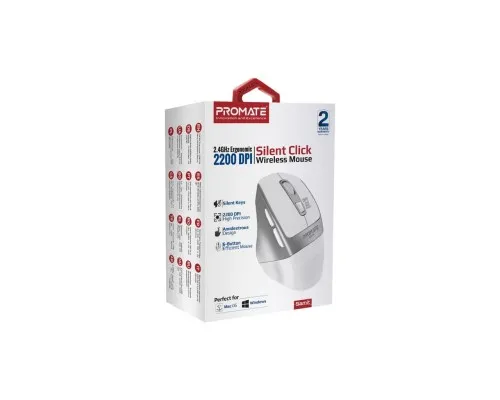 Мишка Promate Samit Wireless White (samit.white)