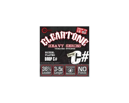Струни для гітари Cleartone Electric Heavy Series Drop C# (12-60) (9460)