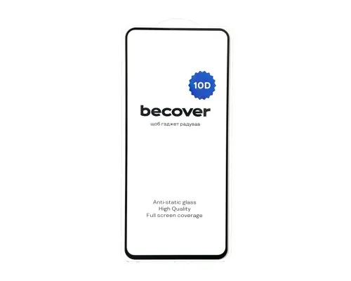 Скло захисне BeCover Infinix Hot 40i (X6528B) 10D Black (711813)