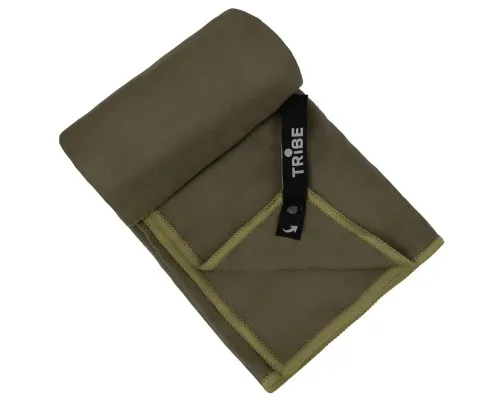 Туристическое полотенце Tribe з мікрофібри в чохлі Pocket Towel 90х180 2XL Army-green (T-LC-0001-2XL-army-green)