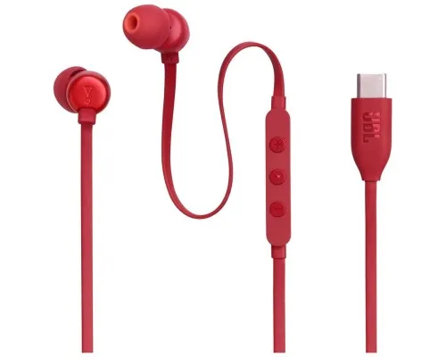 Навушники JBL Tune 310C USB-C Red (JBLT310CRED)