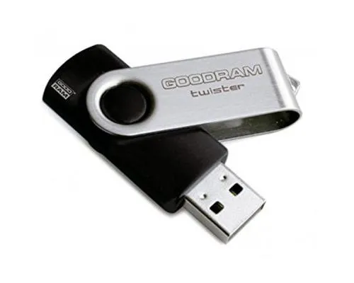 USB флеш накопичувач Goodram 8GB Twister Black USB 2.0 (UTS2-0080K0R11)