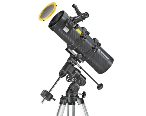 Телескоп Bresser Spica 130/1000 EQ3 Reflector Solar Carbon + фільтр + адаптер (929320)