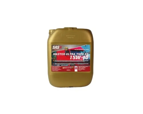 Моторное масло SASH минеральное MASTER ULTRA 15W40 THPD E7 20л (100403)