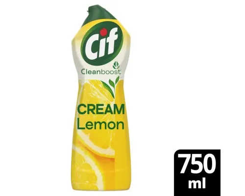 Крем для чистки кухни Cif Актив Лимон 750 мл (8712561910750)