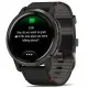 Смарт-часы Garmin Venu 2, GPS, Wi-Fi, Black + Slate, Leather, GPS (010-02430-21)