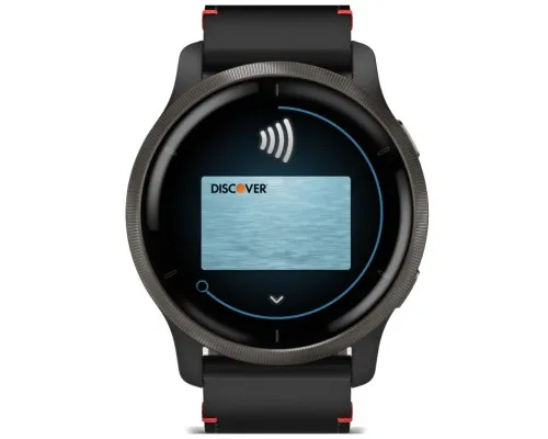 Смарт-часы Garmin Venu 2, GPS, Wi-Fi, Black + Slate, Leather, GPS (010-02430-21)