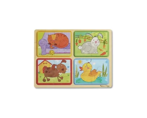 Пазл Melissa&Doug деревяні у футлярі Грайливі друзі (MD31364)