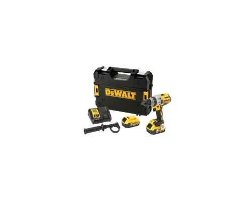 Шуруповерт DeWALT XR Li-Ion 18 В, 95 Нм, 2 АКБ + ЗП, рукоятка, кейс (DCD991P2)