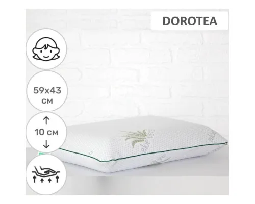 Подушка MirSon ортопедична 6080 Green nature Dorotea WoMen 59х43х10 (2200003262346)