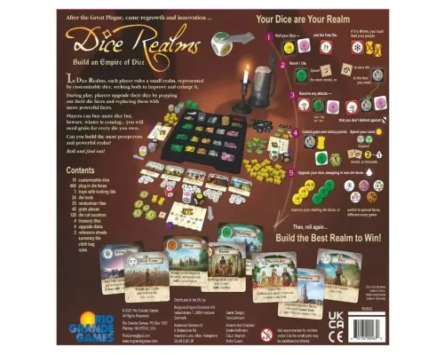 Настольная игра Rio Grande Games Dice Realms (Королевство Кубиков) англ. (655132005630)