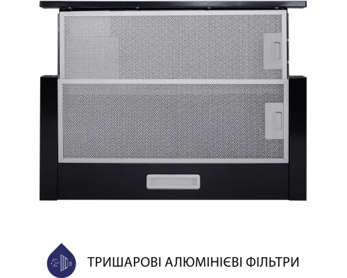 Вытяжка кухонная Minola HTL 5714 BL 1100 LED