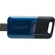 USB флеш накопичувач Kingston 64GB DataTraveler 80 M USB-C 3.2 Blue/Black (DT80M/64GB)