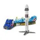 Спецтехніка Dickie Toys Вантажівка Мак Космічна місія з причепом та ракетою, зі звук. та світл. ефектами, 41 см (3747010)