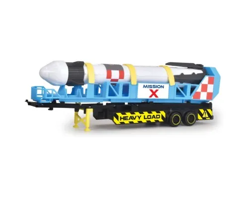 Спецтехника Dickie Toys Грузовик Мак Космическая миссия с прицепом и ракетой, со звуком. и светл. эффектами, 41 см (3747010)