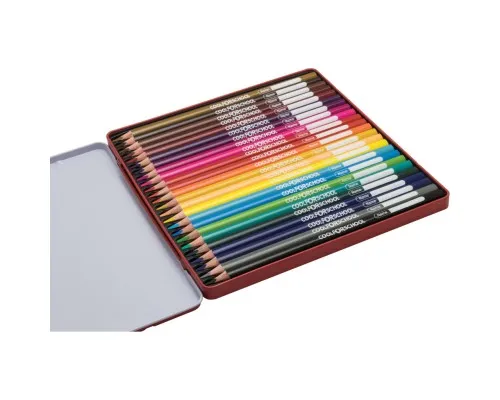 Карандаши цветные Cool For School Premium, трехгранные, 24 цвета (CF15180)