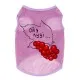 Борцівка для тварин WAUDOG Clothes Калина сітка S рожева (301-0228-7)