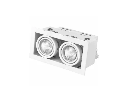 Світильник точковий Eurolamp LED GU10x2 white (LHK2-LED-GU10(white))