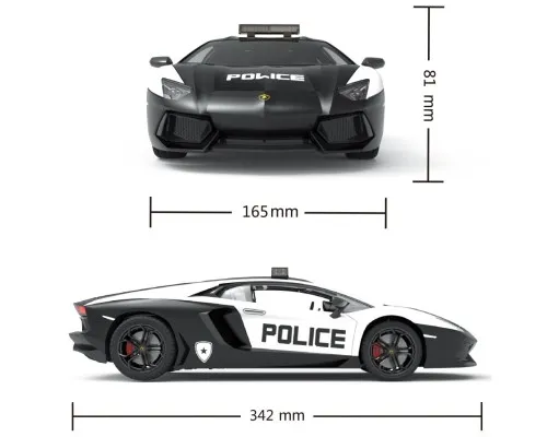 Радіокерована іграшка KS Drive Lamborghini Aventador Police 1:14, 2.4Ghz (114GLPCWB)