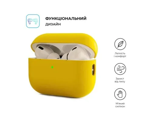 Чохол для навушників Armorstandart Silicone Case для Apple Airpods Pro 2 Yellow (ARM64537)