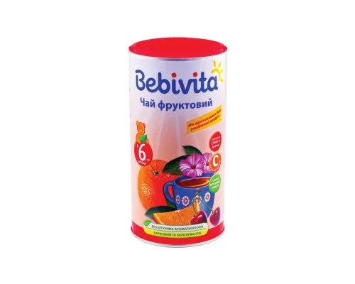 Детский чай Bebivita фруктовый 200 г (1623110)